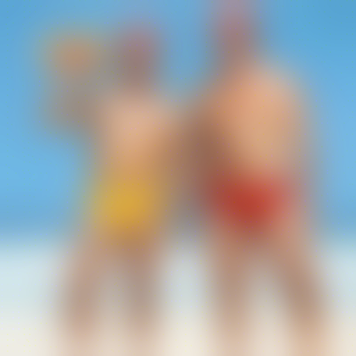 David et Sylvie en maillot de bain . NFT