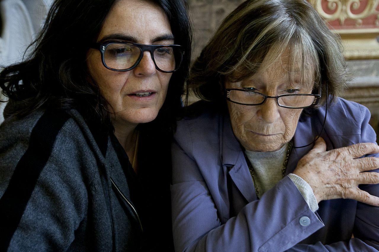 Albertine et Gisèle . Photo : F. Mit