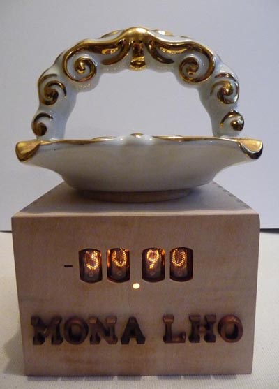 Closed-up of Nixie Tubes on Mona LHO 